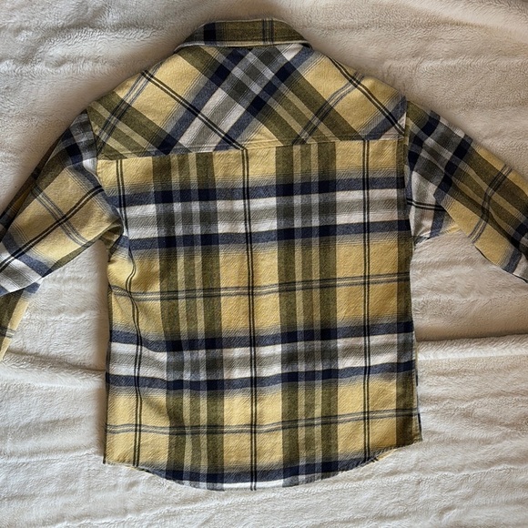 Zara Plaid Kids size youth 8 in Yellow and Blue - Picture 9 of 13